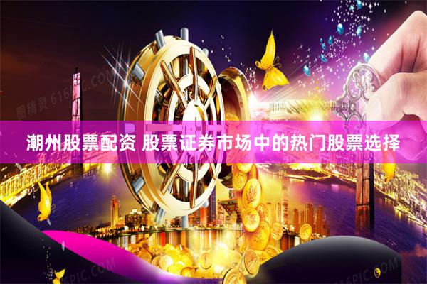潮州股票配资 股票证券市场中的热门股票选择